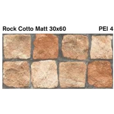 Kolossos Rock 30x60 cm Πλακάκι Δαπέδου και Τοίχου Πορσελανάτο
