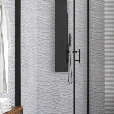 Karag S 28 Alto Nero Μαύρη Καμπίνα Ντουζιέρας Μπάνιου με Ανοιγόμενη Πόρτα 70Χ75Χ200cm Clear Glass