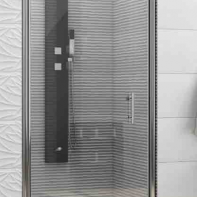 Karag S 28 Porta Διαχωριστικό Ντουζιέρας με Ανοιγόμενη Πόρτα 75x200cm Clear Glass