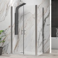 Karag S 28 Alto Sallon S-10P Καμπίνα Ντουζιέρας Μπάνιου με Ανοιγόμενη Πόρτα 120Χ70Χ200cm Clear Glass