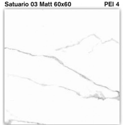 Kolossos Satuario 60x60 cm Πλακάκι Δαπέδου και Τοίχου Πορσελανάτο