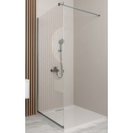 Orabella Serena Gun Metal Light Διαχωριστικό Ντουζιέρας 80x185cm Clear Glass 30791