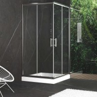 Orabella Signe Square Καμπίνα Ντουζιέρας με Συρόμενη Πόρτα 70x70x180cm Clear Glass 30139