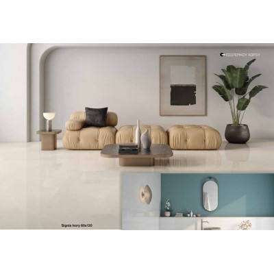 Kolossos Signia 60x120 cm Πλακάκι Δαπέδου και Τοίχου Πορσελανάτο