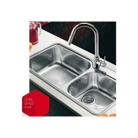 Pyramis Space Mid 2B Ένθετος Νεροχύτης Inox Σατινέ 86x48cm Ασημί 108716301