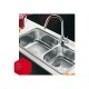 Pyramis Space Mid 2B Ένθετος Νεροχύτης Inox Σατινέ 86x48cm Ασημί 108716301