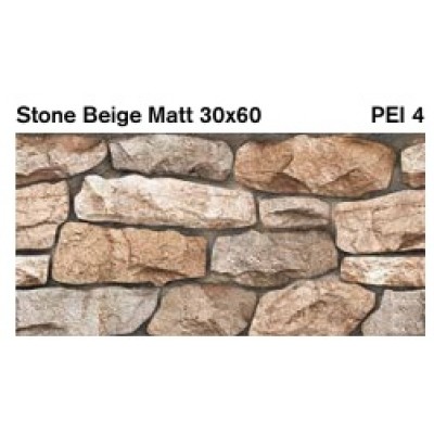 Kolossos Stone 30x60 cm Πλακάκι Δαπέδου και Τοίχου Πορσελανάτο