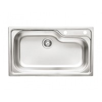 Pyramis Titan 1Β Ένθετος Νεροχύτης Inox Σατινέ 86x50cm Ασημί 100138201