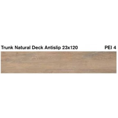 Kolossos Trunk  Deck 23x120 cm Πλακάκι Δαπέδου Πορσελανάτο