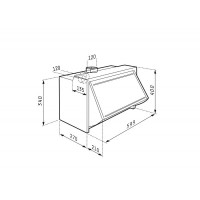 PYRAMIS ΠΤΥΣΣΟΜΕΝΟΣ TURBO 60CM ΚΑΦΕ ΑΠΟΡΡΟΦΗΤΗΡΑΣ 065023801