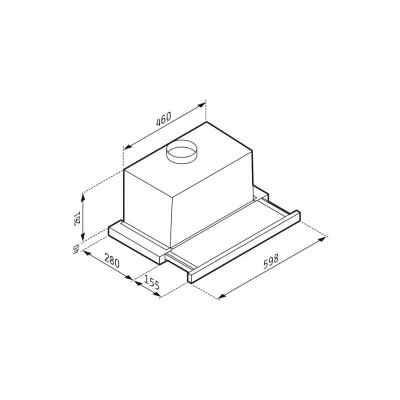 PYRAMIS ΣΥΡΟΜΕΝΟΣ TURBO 60CM INOX ΑΠΟΡΡΟΦΗΤΗΡΑΣ 065017502