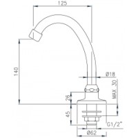MCM ΡΟΥΞΟΥΝΙ ΠΕΡΙΣΤΡΕΦΟΜΕΝΟ 14cm 9016A