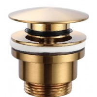 Imex Pop Up Ορειχάλκινη Βαλβίδα Νιπτήρα Gold PVD VCC014