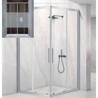 Aquarelle Venia 10 Plus Καμπίνα Ντουζιέρας Μπάνιου με Συρόμενη Πόρτα 70Χ80Χ195cm Mat Middle