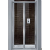 Aquarelle Venia 110 Panel Καμπίνα Ντουζιέρας Μπάνιου με Σπαστή Ανοιγόμενη Πόρτα 76Χ70Χ185cm Clear Glass