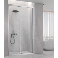 Aquarelle Venia 70 200 Plus Καμπίνα Ντουζιέρας Μπάνιου Ευθύγραμμη με Συρόμενη Πόρτα 100x200cm Clear Glass Chrome
