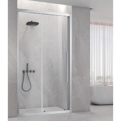 Aquarelle Venia 70 200 Plus Καμπίνα Ντουζιέρας Μπάνιου Ευθύγραμμη με Συρόμενη Πόρτα 160x200cm Clear Glass Chrome