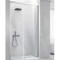 Aquarelle Venia 70 Plus Καμπίνα Ντουζιέρας Μπάνιου Ευθύγραμμη με Συρόμενη Πόρτα 100x195cm Clear Glass Chrome