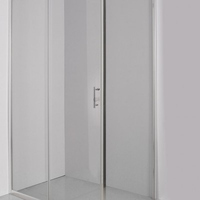 Orabella Viva Καμπίνα Ντουζιέρας με Συρόμενη Πόρτα και σταθερό πλαινό 100x70x180cm Clear Glass