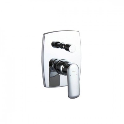 Karag Pearl VQ24328C Μίκτης Μπαταρίας Εντοιχισμού Ντουζιέρας 2 Εξόδων Chrome