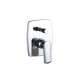 Karag Pearl VQ24328C Μίκτης Μπαταρίας Εντοιχισμού Ντουζιέρας 2 Εξόδων Chrome