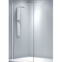 Aquarelle Wic Διαχωριστικό Ντουζιέρας 100x200cm Clear Glass Chrome