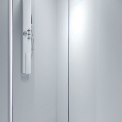 Aquarelle Wic Διαχωριστικό Ντουζιέρας 100x200cm Clear Glass Chrome