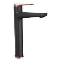 Karag Andare Black Αναμεικτική Μπαταρία Νιπτήρα Ψηλή Nero / Rose Gold WNW168B73PA-RG