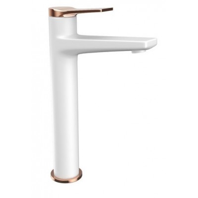 Karag Andare Αναμεικτική Μπαταρία Νιπτήρα Ψηλή Bianco / Rose WNW168B73PH-RG