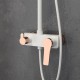 Karag Andare Στήλη Ντουζ 136cm Bianco-Rose Gold WNW33R98PH-R