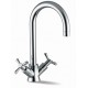 Pyramis Classic Alegreto Μπαταρία Κουζίνας Πάγκου Chrome 095131001