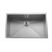 Gloria Salina Deep Kare Υποκαθήμενος Νεροχύτης Inox Σατινέ 81x48cm Ασημί (10-8148)