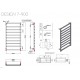 KARAG DESIGN 7 NERO 900x500 289kcal/h ΠΕΤΣΕΤΟΚΡΕΜΑΣΤΡΑ  ΚΑΛΟΡΙΦΕΡ ΜΑΥΡΗ