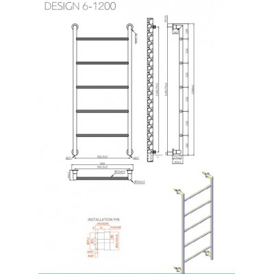 KARAG DESIGN 6  1200x560 163kcal/h ΠΕΤΣΕΤΟΚΡΕΜΑΣΤΡΑ  ΚΑΛΟΡΙΦΕΡ ΧΡΩΜΕ