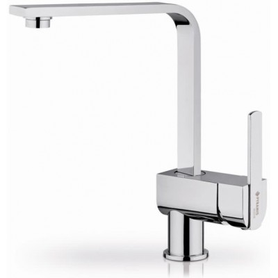 Pyramis Ecoline Espressivo Ψηλή Μπαταρία Κουζίνας Πάγκου Chrome 090900201