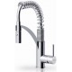 Pyramis Elegant Mini Cresento Μπαταρία Κουζίνας Πάγκου με Σπιράλ Chrome 090900701