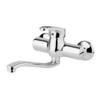 Pyramis Essential Sereno Μπαταρία Κουζίνας Τοίχου Chrome 096701401