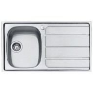 Foster 1000 1179562 Δεξιά Ποδιά Ένθετος Νεροχύτης Inox 79x50cm Ασημί