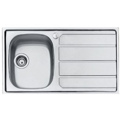 Foster 1000 1179562 Δεξιά Ποδιά Ένθετος Νεροχύτης Inox 79x50cm Ασημί