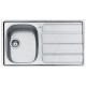 Foster 1000 1179562 Δεξιά Ποδιά Ένθετος Νεροχύτης Inox 79x50cm Ασημί