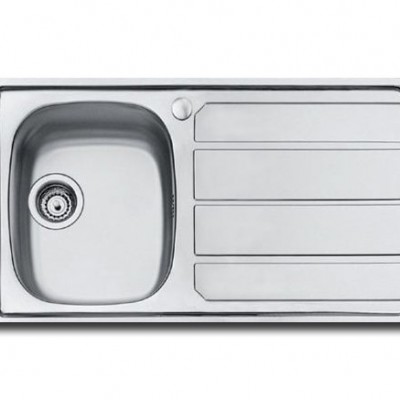 Foster 1000 1186562 Ένθετος Νεροχύτης Inox 86x50cm Ασημί Δεξιά Ποδιά