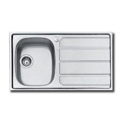 Foster 1000 1186562 Ένθετος Νεροχύτης Inox 86x50cm Ασημί Δεξιά Ποδιά