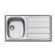 Foster 1000 1186562 Ένθετος Νεροχύτης Inox 86x50cm Ασημί Δεξιά Ποδιά
