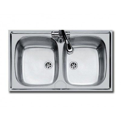 Foster S1000 1886460 Ένθετος Νεροχύτης Inox 86x50cm Ασημί
