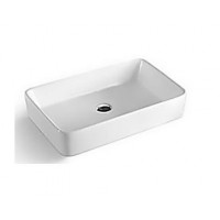 KLP Plus Επικαθήμενος Νιπτήρας Πορσελάνης 61x35cm Λευκός  444902