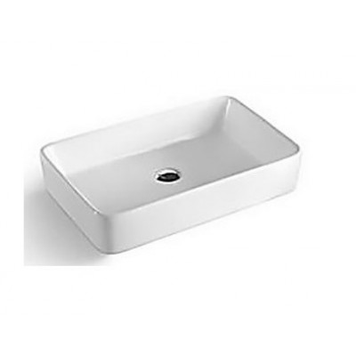 KLP Plus Επικαθήμενος Νιπτήρας Πορσελάνης 61x35cm Λευκός  444902