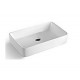 KLP Plus Επικαθήμενος Νιπτήρας Πορσελάνης 61x35cm Λευκός  444902