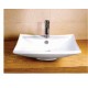 Karag LT1015 Επικαθήμενος Νιπτήρας Πορσελάνης 62x42cm Λευκός