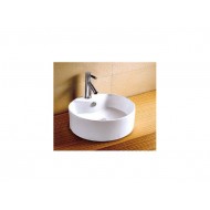 Karag LT3018 Επικαθήμενος Νιπτήρας Πορσελάνης 46.5x46.5cm Λευκός