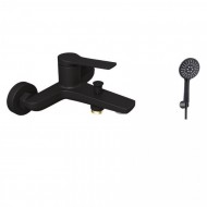 Karag Andare Black WNX238073PA Αναμεικτική Μπαταρία Μπανιέρας Πλήρες Σετ Μαύρη